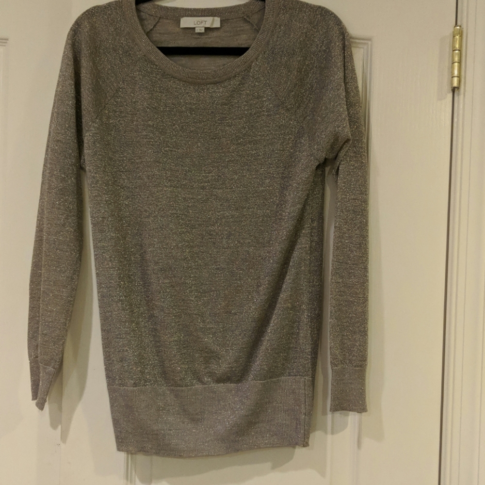 Shimmer sheer top